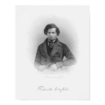 Retrato grabado de Frederick Douglass
