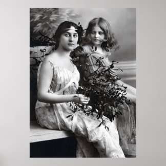 Póster Retrato inmaduro de madre e hija