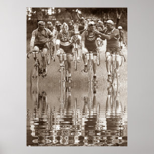 Póster RETRATO ÍNTIMO DEL TOUR DE FRANCIA Reflexión