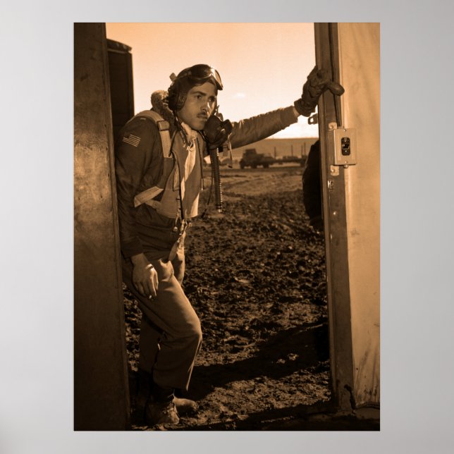 Póster Retrato mejorado de Edward M. Thomas (Frente)