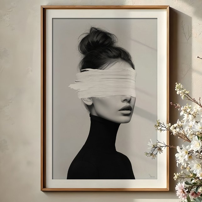 Póster Retrato Minimalista moderno Resumen Pintar (Subido por el creador)