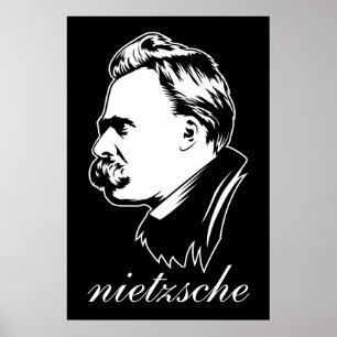 Póster Retrato Mousepad de Frederich Nietzsche