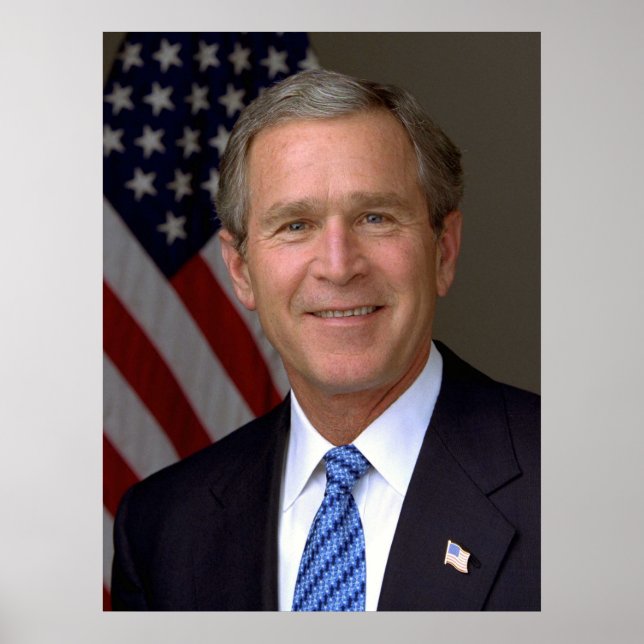 Póster retrato oficial de George W. Bush (Frente)