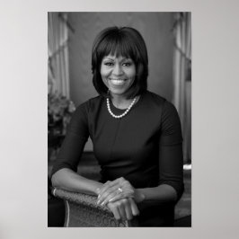 Póster Retrato Oficial de Michelle Obama - 2013