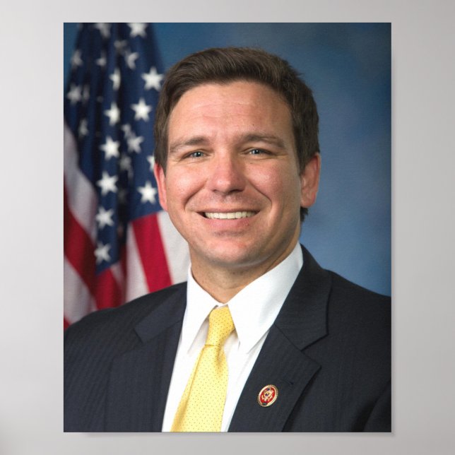 Póster Retrato oficial de Ron Desantis (Frente)