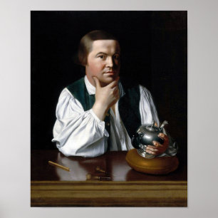 Póster Retrato Paul Revere - John Singleton Copley 1768