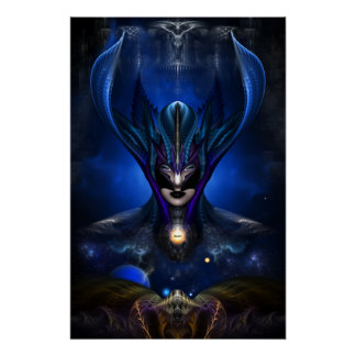 Póster Retrato perfecto de Taidushan Sai Shadow Blue RB