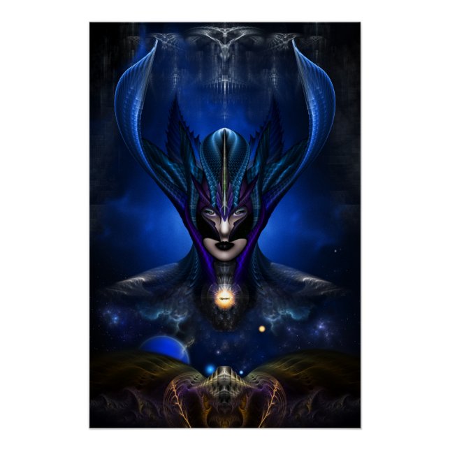 Póster Retrato perfecto de Taidushan Sai Shadow Blue RB (Anverso)