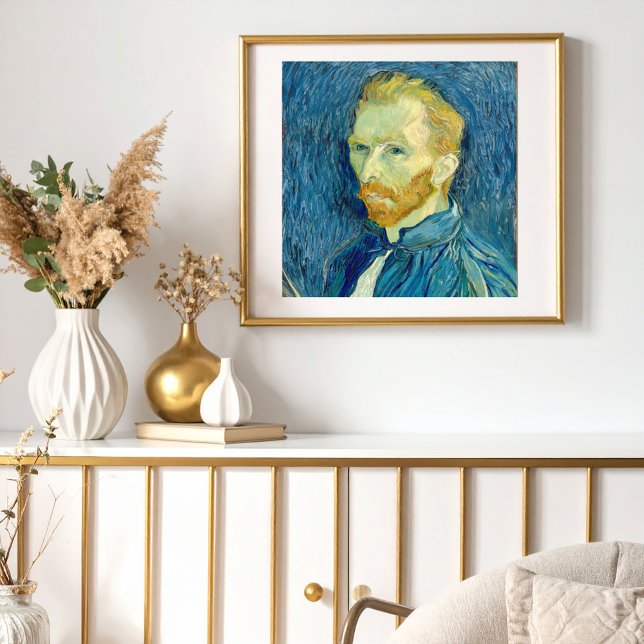 Póster Retrato personal de Vincent Van Gogh 1889 (Subido por el creador)