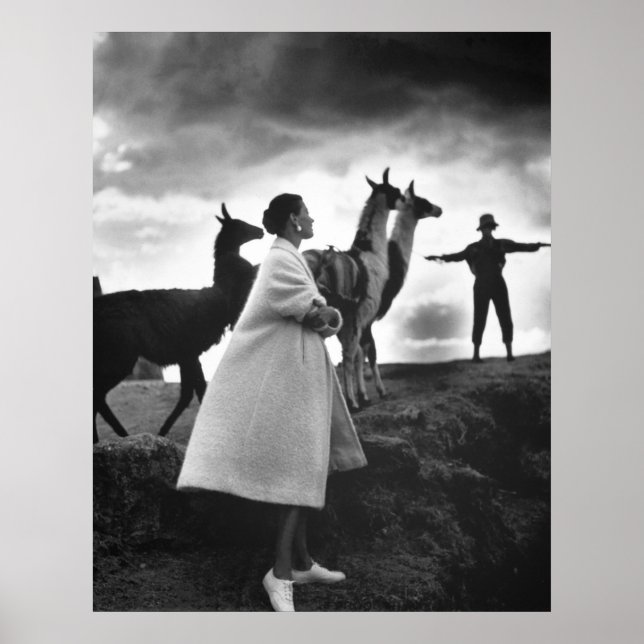 Póster Retrato Peruano de Moda, 1952 (Frente)