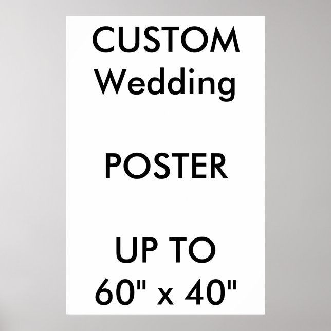 Póster Retrato Poster de 32" x 48" de personalizado (Frente)