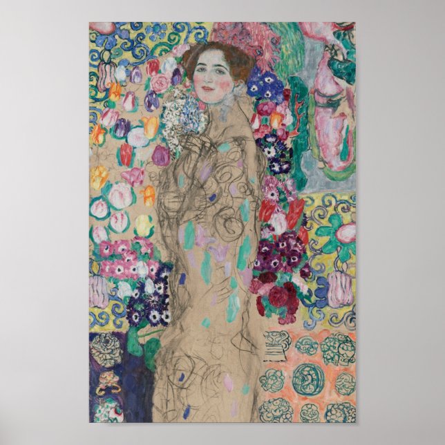Póster Retrato póstumo de Ria Munk — Klimt (Frente)