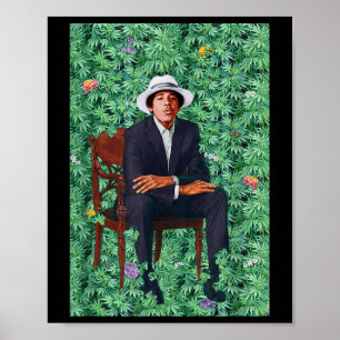 Póster Retrato presidencial de Barry Obama