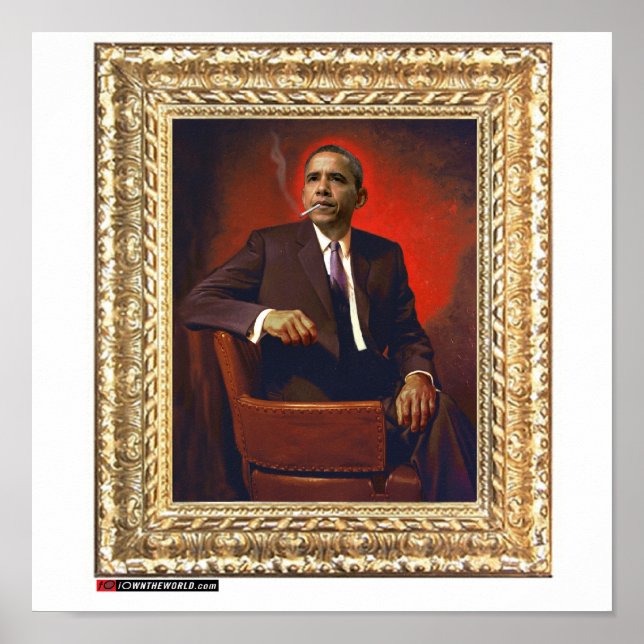Póster Retrato presidencial de Obama (Frente)