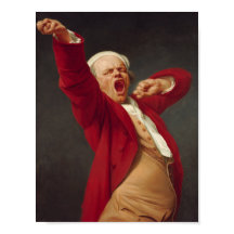 Retrato propio de Joseph Ducreux Yawning