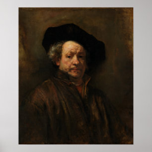 Póster Retrato propio Rembrandt