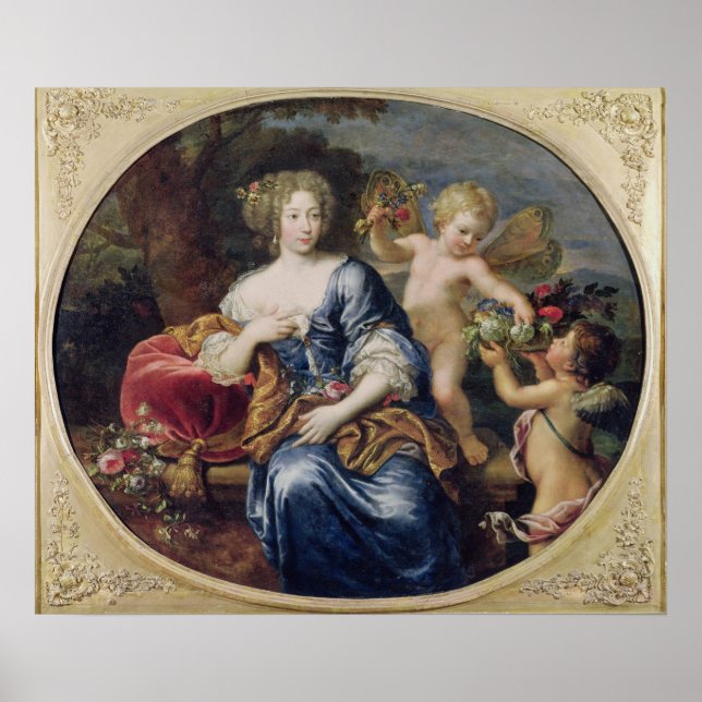 Póster Retrato que se presume es Francoise-Athenais (Frente)