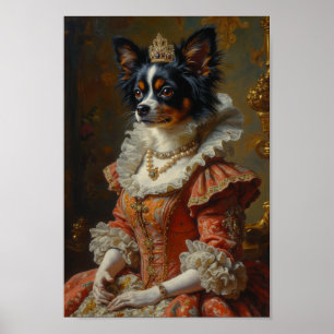 Póster Retrato Real de Papillon