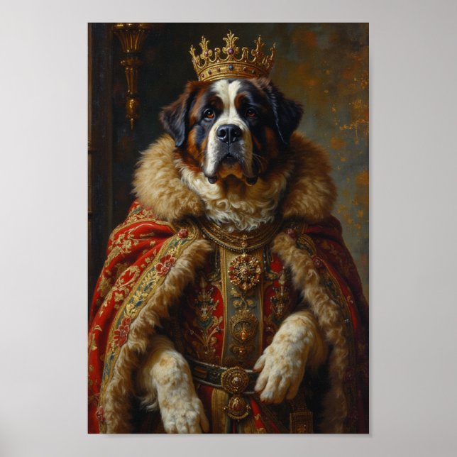 Póster Retrato Real de San Bernardo (Frente)