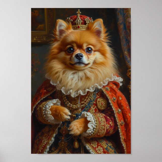 Póster Retrato Real Pomerania (Frente)