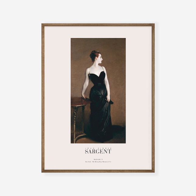 Póster Retrato sarcástico de John Singer de Madame X (Subido por el creador)
