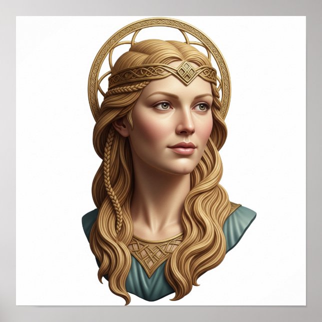 Póster Retrato Sif de Norse Goddess (Frente)