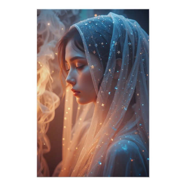 Póster Retrato Starry Veil (Anverso)