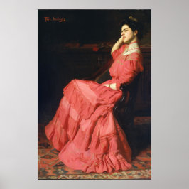 Póster Retrato vintage de una mujer por Thomas Anobz Pos