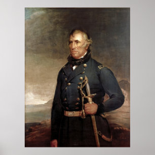 Póster Retrato ZACHARY TAYLOR de Joseph Henry Bush