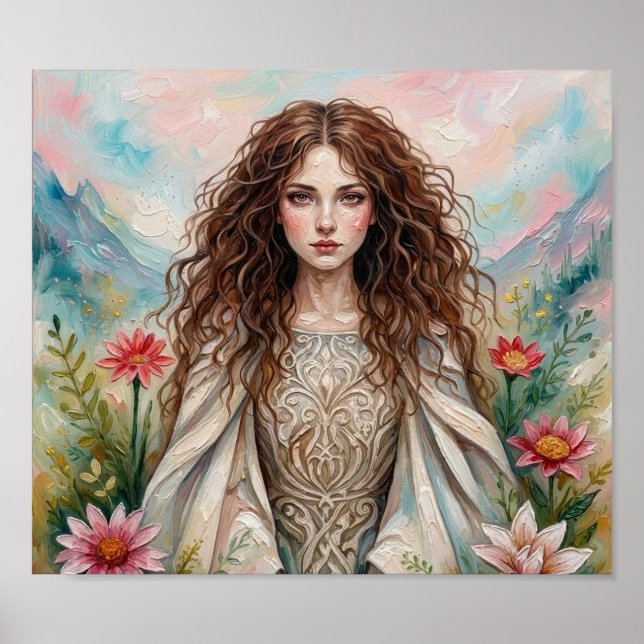 Póster RetratoDeFlorSilvestreEtérea (Frente)