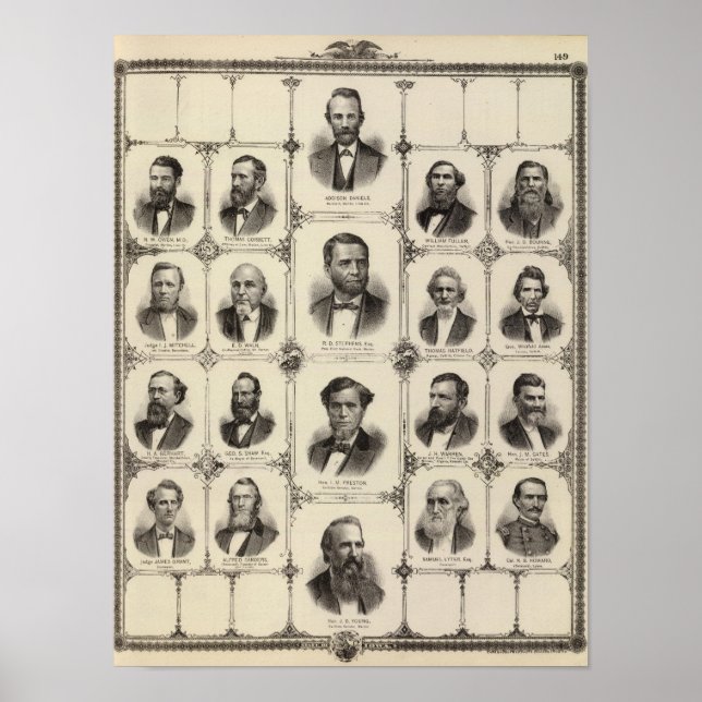 Póster Retratos de Addison Daniels, RD Stephens (Frente)