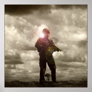 Póster Retratos de Airsoft: El tanque