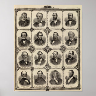 Póster Retratos de EG Potter, Delano T Smith
