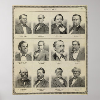 Póster Retratos de hombres públicos, Minnesota