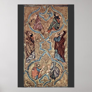 Póster Retratos De Los Autores Tratados Por Meister Des A