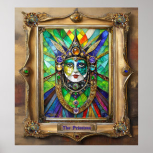 Póster Retratos reales del Mardi Gras - La sacerdotisa