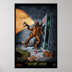 Póster Retreating Excavator :: The Mutant Epoch