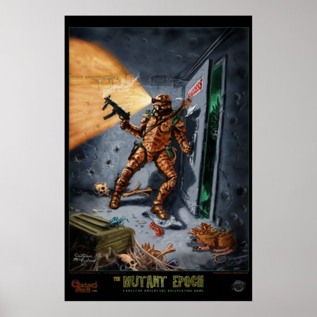 Póster Retreating Excavator :: The Mutant Epoch (Frente)
