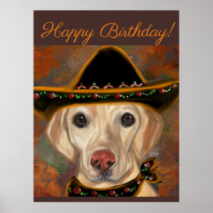 Póster Retriever de Labrador   