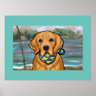 Póster Retriever Dorado