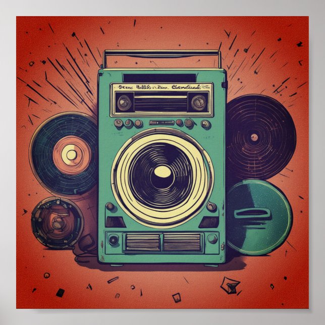 Póster Retro 70 (Frente)