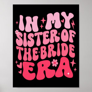 Póster Retro Agradable En Mi Hermana De La Era De La Novi