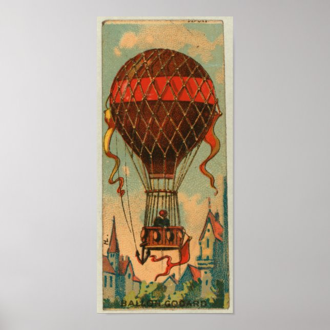 Póster Retro Ballon Godard Poster (Frente)