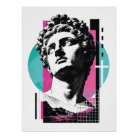 Retro Brutalista Jesús Estatua Griega Colosenses 2