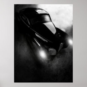 Póster Retro Car