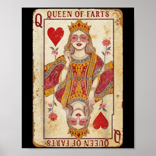 Póster Retro Card Reina De Faros Graciosa Novedad Fart Re