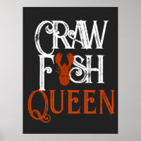 Retro Crawfish Queen Seood