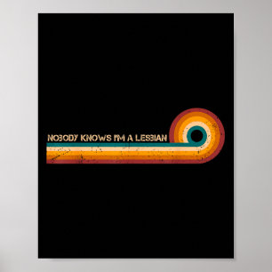 Póster Retro De Camisas Sarcásticas Es Que Nadie Me Conoc