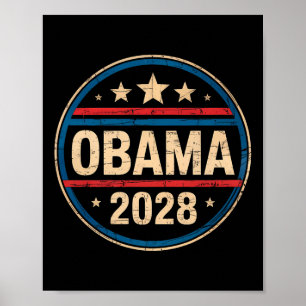 Póster Retro de cosecha Obama para el premio presidencial
