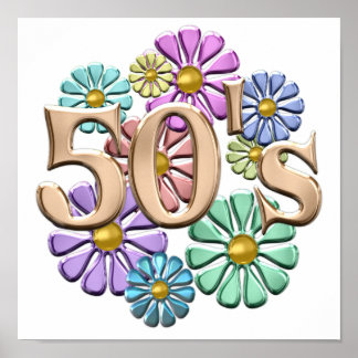 Póster Retro de los años 50